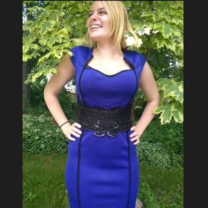 Royal Blue WowCouture Cocktail Dress